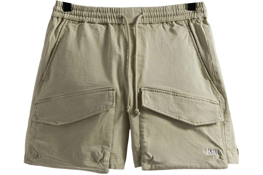Kith Garment Dyed Twill Boreum Cargo Shorts Tan Utility
